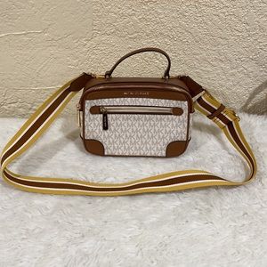 Michael Kors bag with guitar strap